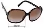 Sunglass Fix Lentes de Repuesto para Prada SPR17M - 59mm Wide 