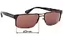 Sunglass Fix Ersatzgläser für Prada SPR52R - 60mm Wide 