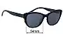 Sunglass Fix Lentes de Repuesto para Prada VPR04W-F - 54mm Wide 