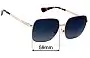 Sunglass Fix Replacement Lenses for Ralph Lauren RA 4142 - 59mm Wide 
