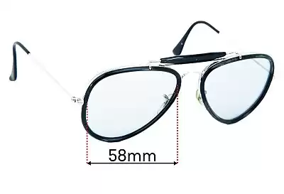 Ray-Ban RB3428 Road Spirit Replacement Lenses 58mm wide 
