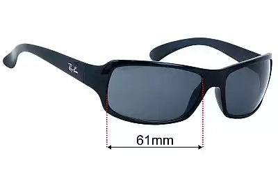 Ray-Ban RB4075 Ersatzlinsen 61mm wide 