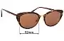 Sunglass Fix Ersatzgläser für Ray-Ban RB4250 LightRay - 52mm Wide 