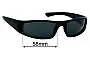 Sunglass Fix Replacement Lenses for Ray-Ban RB4335 - 58mm Wide 
