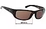 Sunglass Fix Replacement Lenses for Ray-Ban RB4283-CH - 64mm Wide 