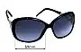 Sunglass Fix Replacement Lenses for Roberto Cavalli Gardenia 520S - 59mm Wide 