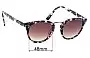 Sunglass Fix Replacement Lenses for Roxy Joplin Sun Rx - 48mm Wide 
