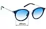 Sunglass Fix Replacement Lenses for Yves Saint Laurent SL 91 - 49mm Wide 
