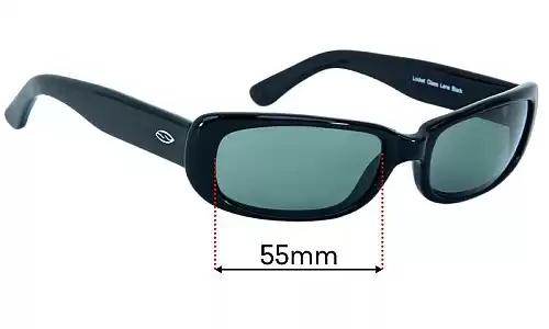 Sunglass Fix Replacement Lenses for Smith Locket - 55mm Wide Smith Locket Replacement Lenses 55mm wide