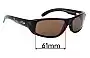 Sunglass Fix Replacement Lenses for Smith Riverside - 61mm Wide 