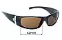 Sunglass Fix Verres de Remplacement pour Smith Shelter - 62mm Wide 