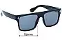 Sunglass Fix Replacement Lenses for Spec Crew SC061 - 56mm Wide 