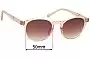 Sunglass Fix Replacement Lenses for Specsavers River - 50mm Wide 
