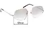 Sunglass Fix Replacement Lenses for Sportmax  SM5010 - 55mm Wide 
