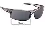 Sunglass Fix Replacement Lenses for Spy Optic Rivet - 68mm Wide 