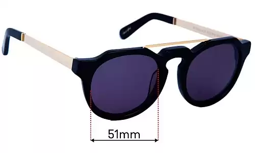 Sunday Somewhere Heeyeh  Replacement Lenses 51mm wide 