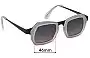 Sunglass Fix Replacement Lenses for Theo Santorini - 46mm Wide 