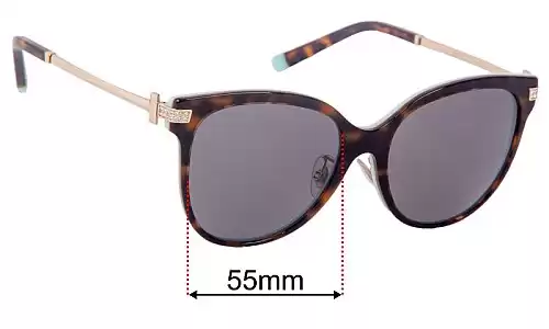 Tiffany & Co TF4193-B-F Ersatzlinsen 55mm wide 