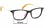 Sunglass Fix Lentes de Repuesto para Toms  Jenkins - 51mm Wide 