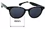 Sunglass Fix Replacement Lenses for Toms  Lula - 49mm Wide 
