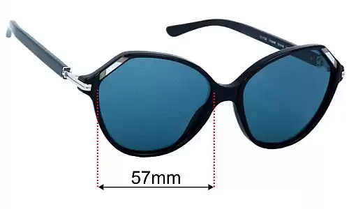 Tory Burch TY7138 Replacement Lenses 57mm wide 
