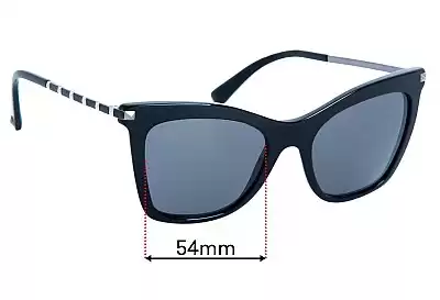 Valentino VA4061 Replacement Lenses 54mm wide 
