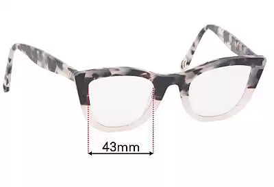 Valley Ludwig JNR Replacement Lenses 43mm wide 