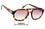 Sunglass Fix Replacement Lenses for Vehla Phoenix VS278 - 54mm Wide 