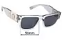 Sunglass Fix Replacement Lenses for Versace MOD 4406 - 56mm Wide 