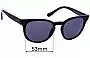 Sunglass Fix Replacement Lenses for Vogue VO5271-S - 53mm Wide 