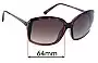 Sunglass Fix Replacement Lenses for Von Zipper Kismet - 64mm Wide 