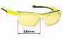 Sunglass Fix Replacement Lenses for Zenni Z87.1 749922 - 58mm Wide 