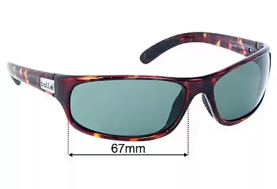 Bolle Anaconda 11672 Ersatzgläser 67mm wide 