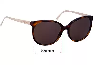 Burberry B 4146 Replacement Lenses 55mm wide 