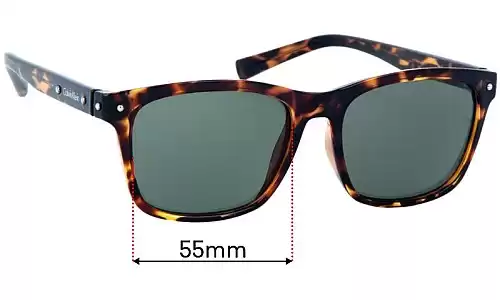 Sunglass Fix Replacement Lenses for Calvin Klein Unknown - 55mm Wide Calvin Klein Unknown Replacement Lenses 55mm wide