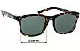 Sunglass Fix Replacement Lenses for Calvin Klein Unknown - 55mm Wide 