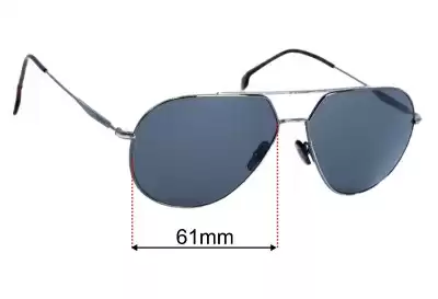 Carrera 274/S Replacement Lenses 61mm wide 