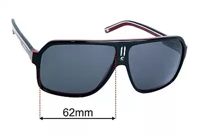 Carrera 27S Replacement Lenses 62mm wide 