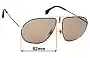 Sunglass Fix Lentes de Repuesto para Carrera Bound - 62mm Wide 