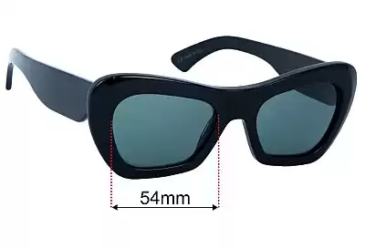 Childe Farfalle Lentes de Repuesto 54mm wide 