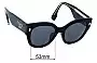 Sunglass Fix Lentes de Repuesto para Fendi FF 0452/F/S - 53mm Wide 