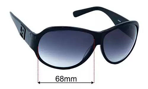 Fendi FS 472M Replacement Lenses 68mm wide 