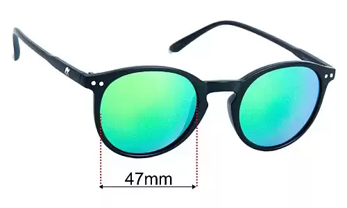 Sunglass Fix Replacement Lenses for Humps Agent - 47mm Wide Humps Agent Replacement Lenses 47mm wide