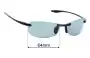 Sunglass Fix Replacement Lenses for Maui Jim MJ905 Makaha - Rx - 64mm Wide 