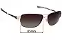 Sunglass Fix Replacement Lenses for Oakley Impatient - 65mm Wide 