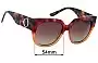 Sunglass Fix Replacement Lenses for Oroton  Aline - 54mm Wide 
