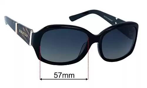Oroton  Mexico Replacement Lenses 57mm wide 