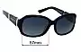 Sunglass Fix Replacement Lenses for Oroton  Mexico - 57mm Wide 