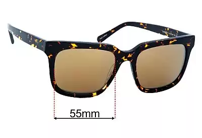Oscar Wylee Edgar Replacement Lenses 55mm wide 
