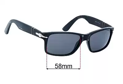 Persol 3154-S Replacement Lenses 58mm wide 
